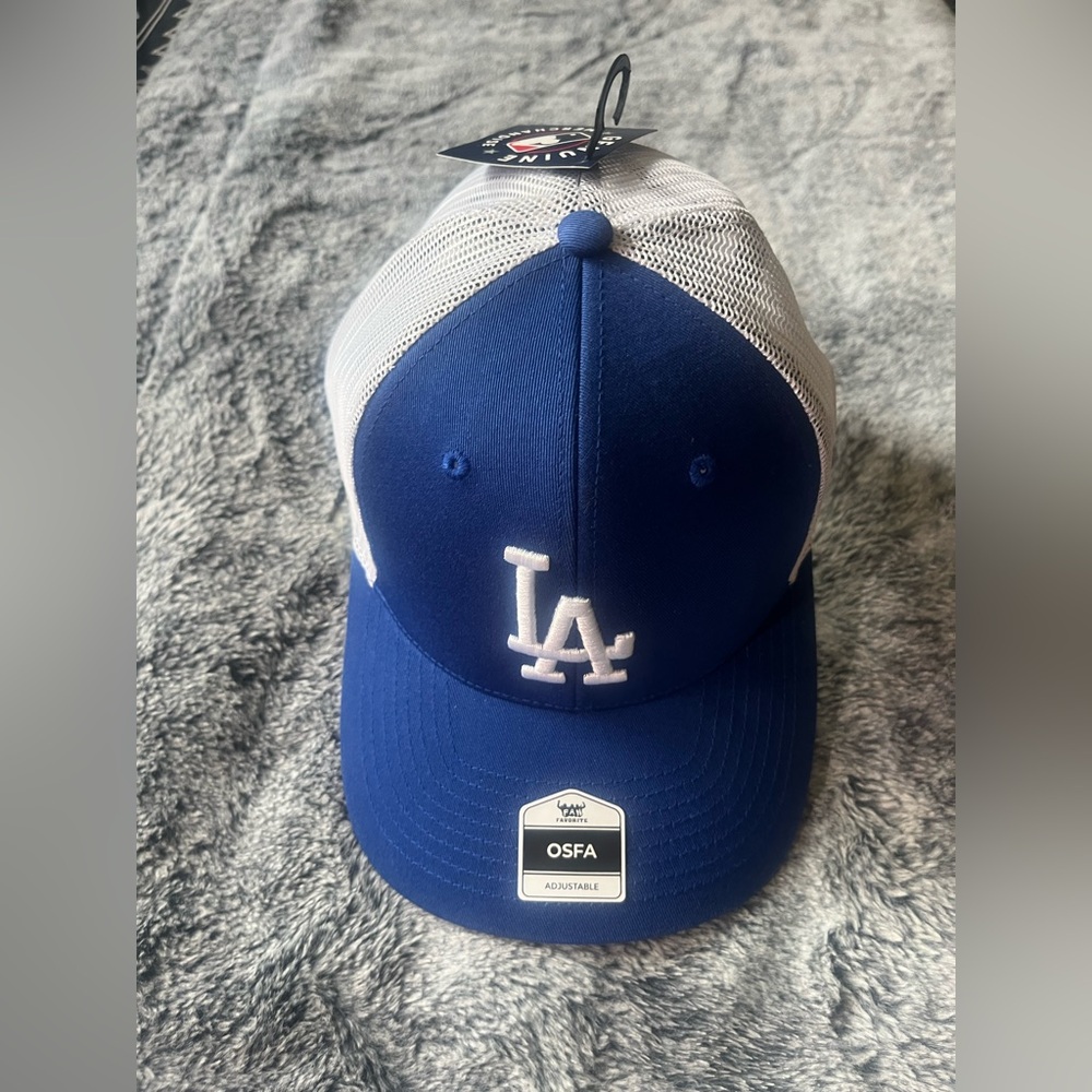 Genuine Merchandise Blue and White Cap
